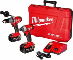Milwaukee Drill Set-2897-22-M18-Fuel-2 Tool Combo Kit