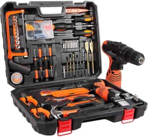 LETTON 16.8V Cordless Power Tools Set with 60pcs