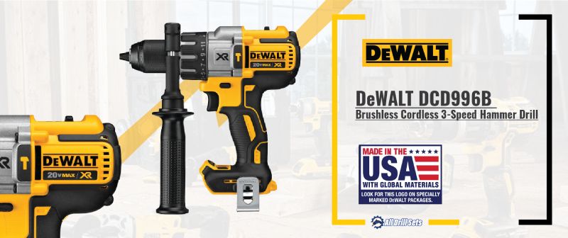 DeWALT DCD996B Brushless Cordless 3-Speed Hammer Drill
