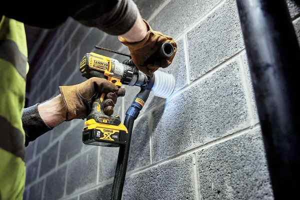 Drilling on wall with DeWALT DCD996B