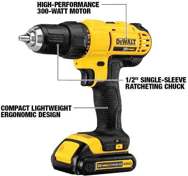 DeWALT DCD771C2 Drill Driver Specification