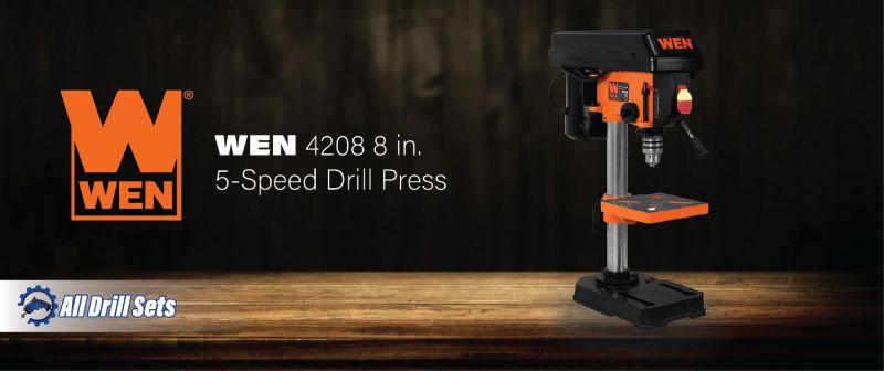 WEN 4208 8-Inch 5-Speed Benchtop Drill Press