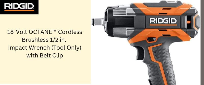 18-Volt OCTANE™ Cordless Brushless 12 in. Impact Wrench (Tool Only) with Belt Clip (1)