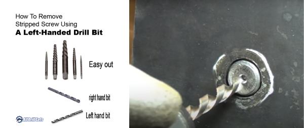 How To Remove Stripped Screw Using A Left-Handed Drill Bit