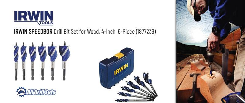 IRWIN SPEEDBOR Drill Bit Set – Best Wood Boring Drill Bit