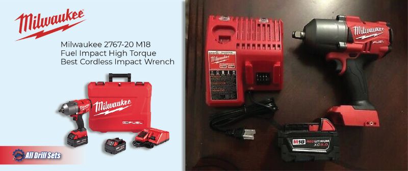 Milwaukee 2767-20 M18 Fuel Impact High Torque Best Cordless Impact Wrench