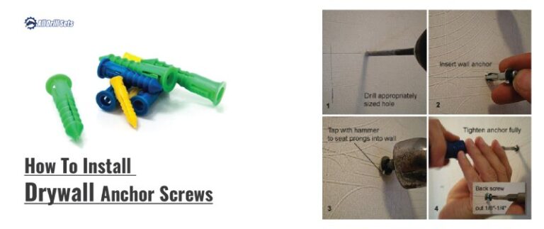 How To Install Drywall Anchor Screws || Alldrillsets.com
