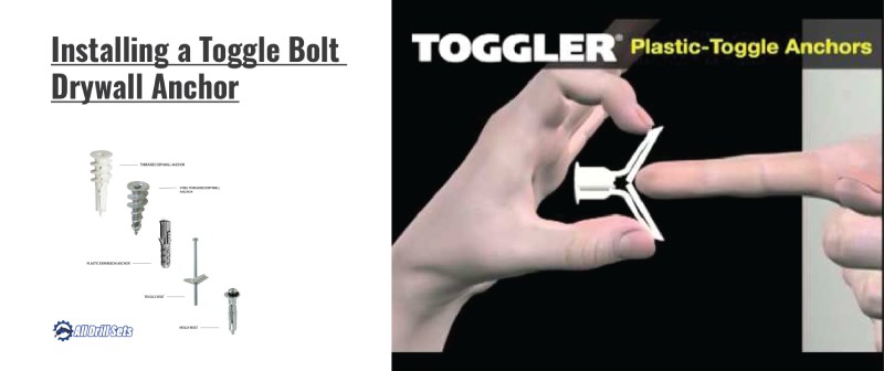 Installing a Toggle Bolt Drywall Anchor | Alldrillsets.com