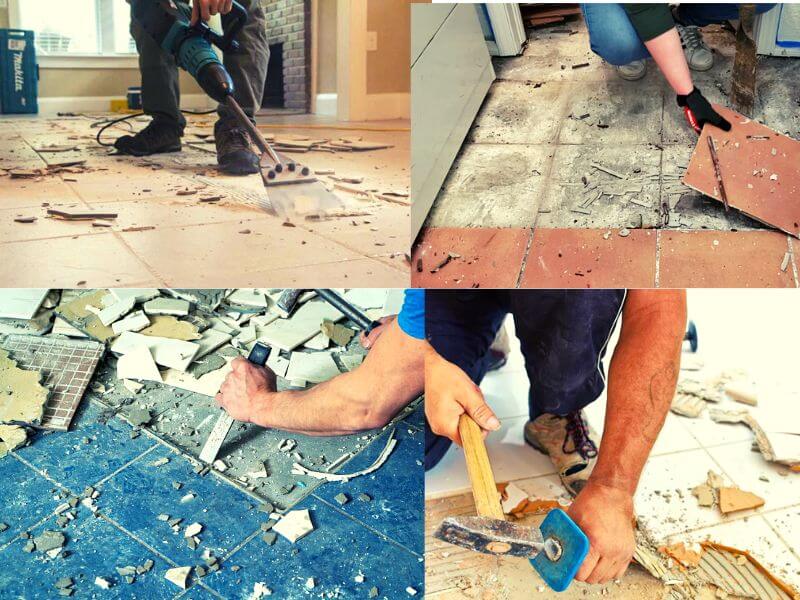 Removing Ceramic Floor Tile