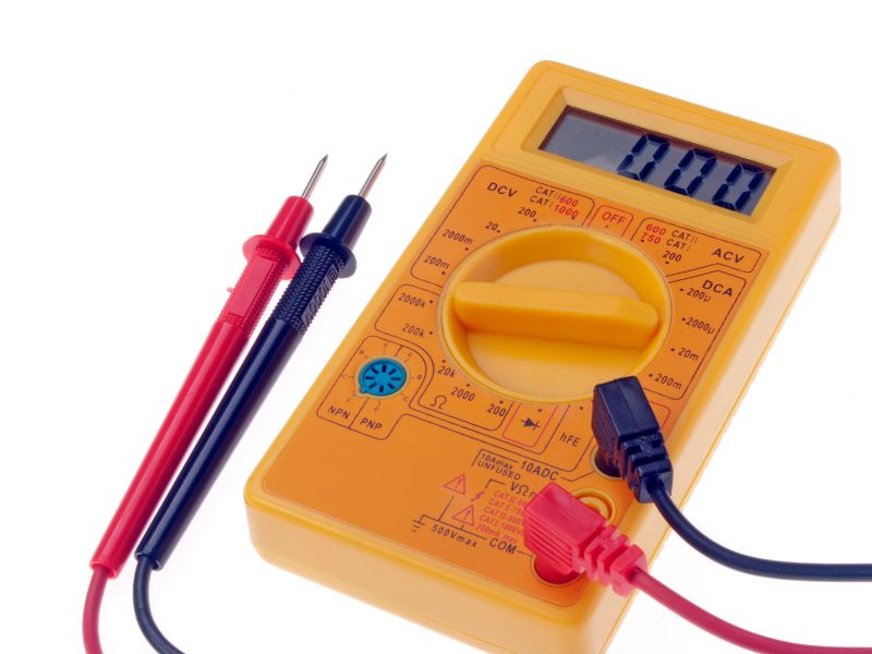 Test each connection with a multimeter